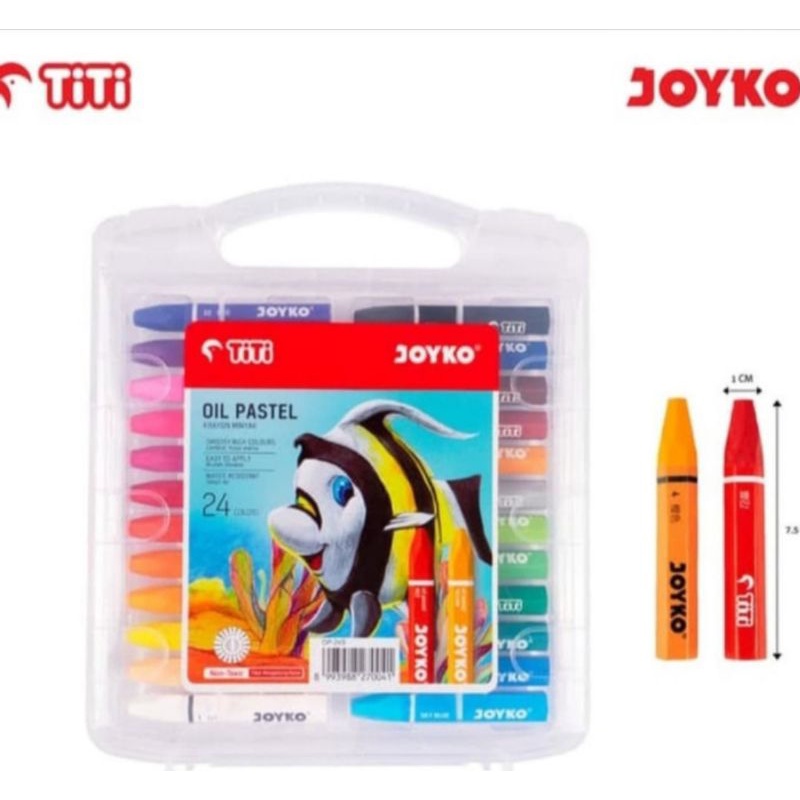 

Han Stationery Crayon TITI Joyko isi 24 colours