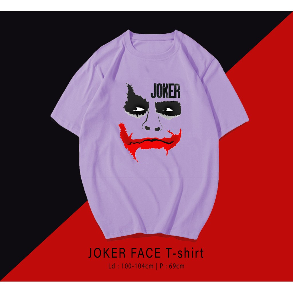 JOKER FACE MUKA JOKER FILM ART PREMIUM QUALITY  / TERMURAH