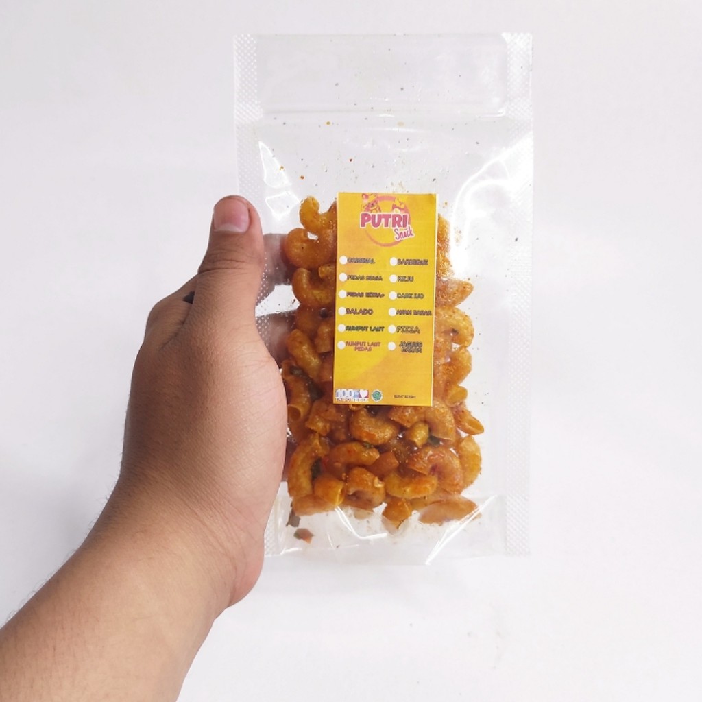 Makaroni Kriuk Renyah 30gr+ Extra Daun Jeruk