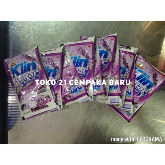 So Klin Lantai FLORAL LAVENDER 1 Renceng isi 12 PCS | SoKlin Lantai