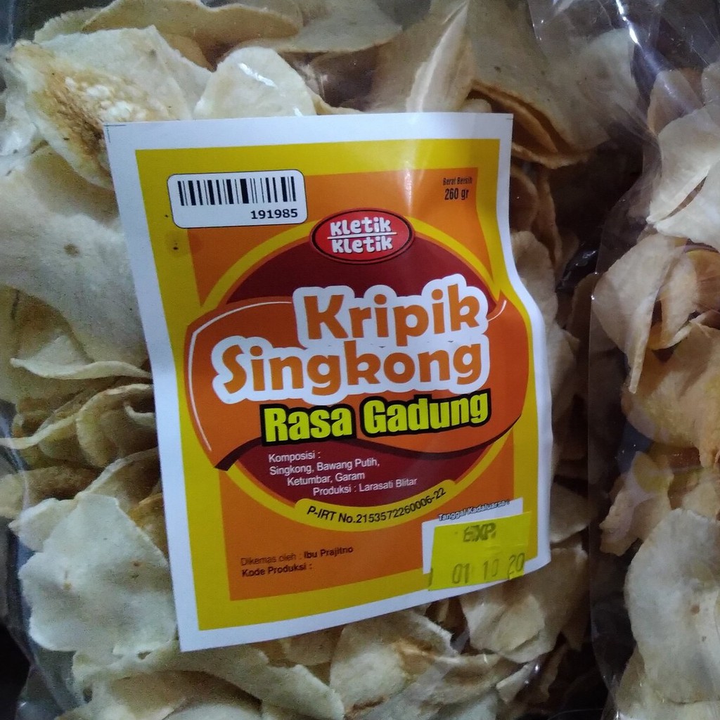 

Kripik Singkong Rasa Gadung