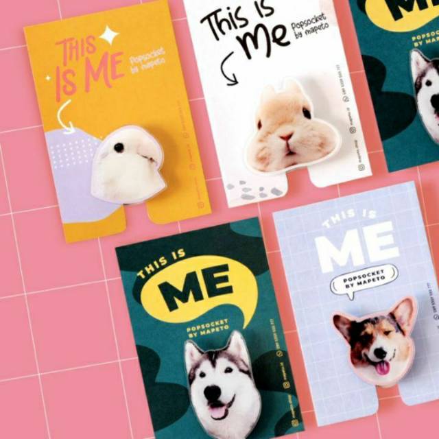 

Custom popsocket akrilik stiker 3M hadiah hewan peliharaan aksesoris hp hadiah ulang tahun