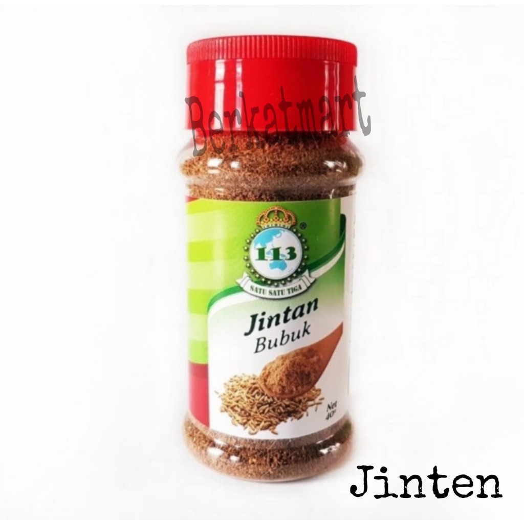 Bumbu Masak 113 Jintan Bubuk Jinten Satu Satu Tiga 40 gr