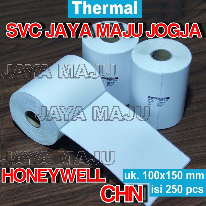 [ HONEYWELL ]  100 X 150  THERMAL  IMPORT  CHN - 1 LINE - FACE OUT - ISI  250 PCS  ||  CORE  1"  || 