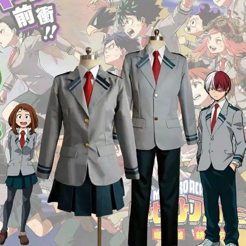 Boku no Hero Academia/My Hero Academia Seifuku ver Cosplay Costume Anime Male Female