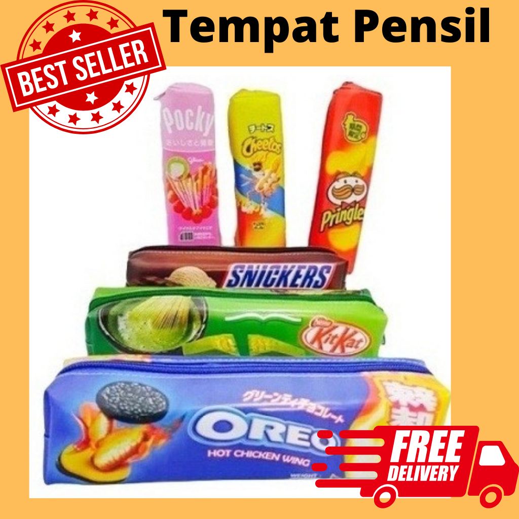 

Tempat pensil snack tiga dimensi murah