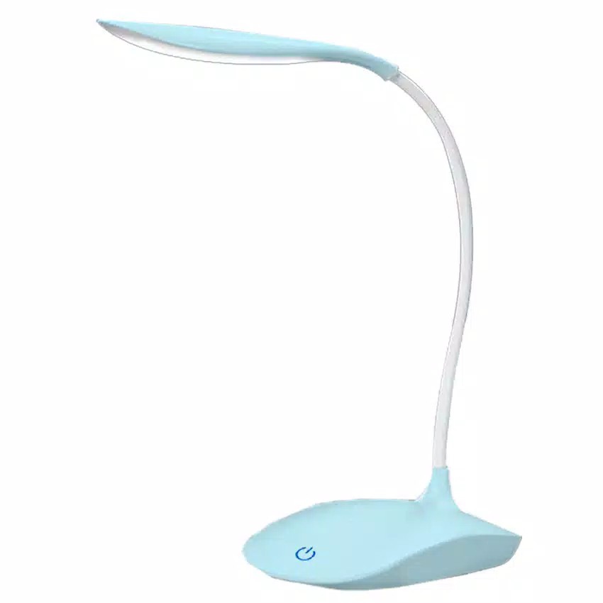 Lampu Belajar Meja Duduk Rechargeable Touch button Portable Charge Usb LED lamp V-002 Anak Sentuh