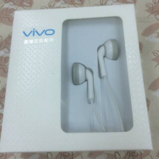 HEADSET HANSFREE EARPHONE VIVO ORIGINAL