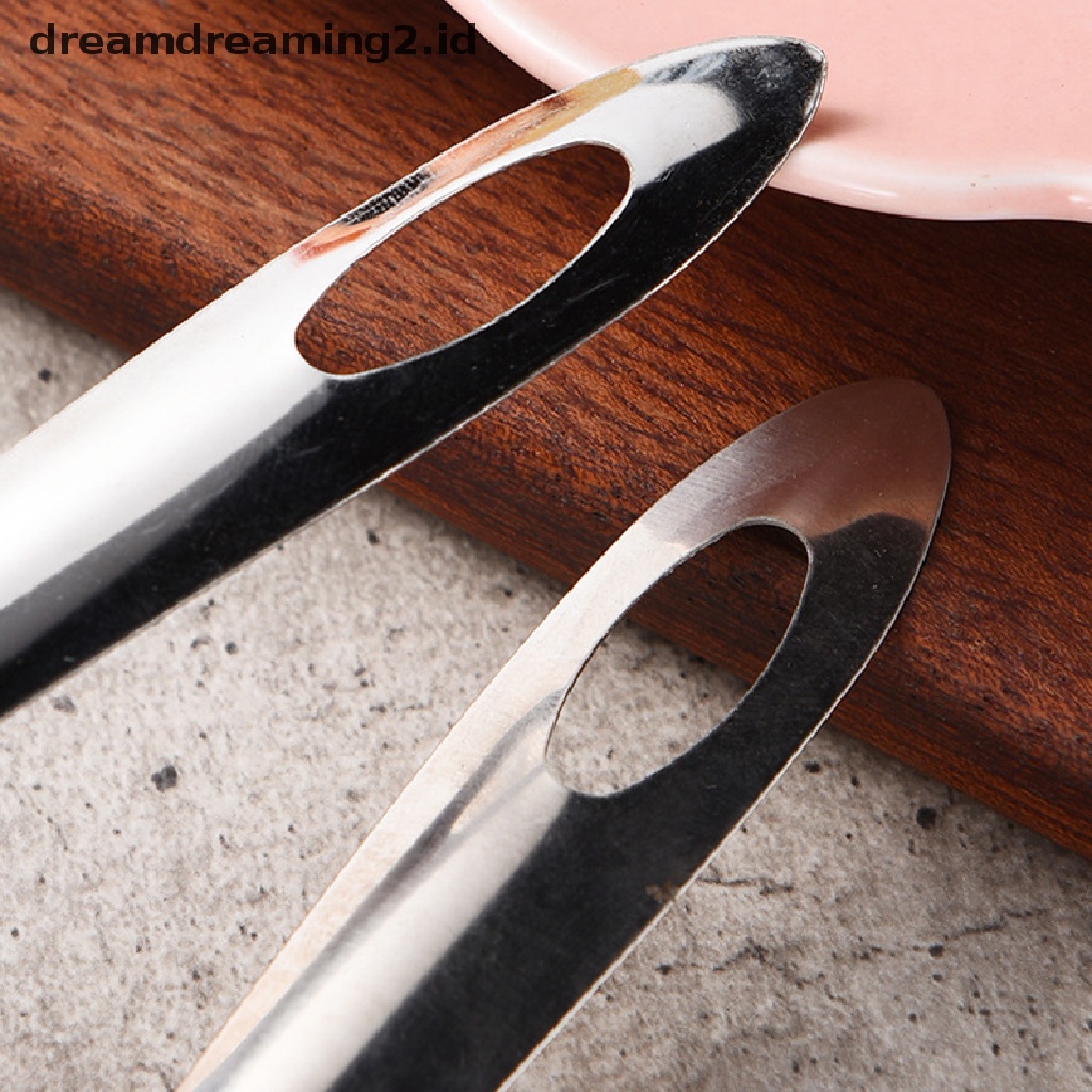 Sendok Saringan Minyak Bahan Stainless Steel Dengan Gagang Panjang