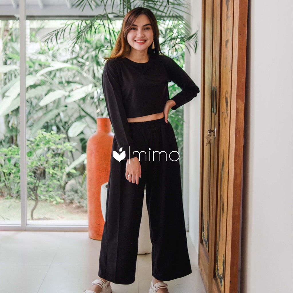 Becca Crop Long Set