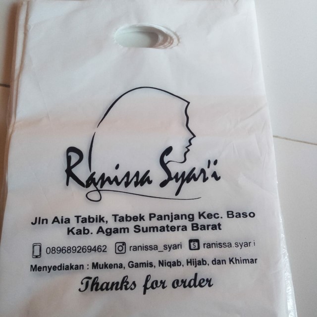 Plastik Sablon Hd Plong Ukuran 25x35 Isi 100 Pcs Free Desain