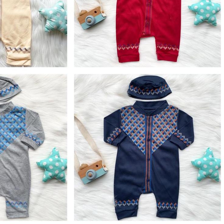 ✈ Koko jumper baju muslim anak bayi newborn 0-12 bulan MIRU ABBY baju koko bayi anak cowo balita aqi