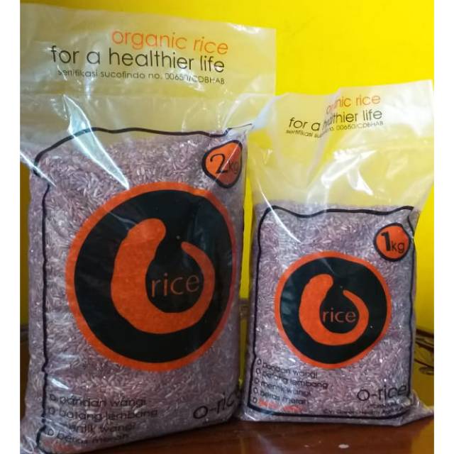 

Beras Merah Organik O-Rice 1 Kg / Organic Rice