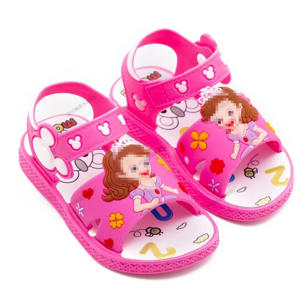 HappyOliver RUNNING MOUSE Sepatu Sandal Anak Laki Laki Perempuan Bahan Karet Model Lucu 0-5 Tahun Import