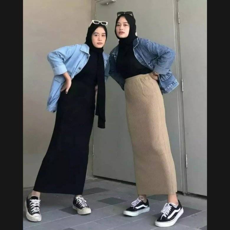 ROK SPAN RAJUT // ROK KNIT // ROK SPAN // ROK SPAN HITAM // ROK SPAN PREMIUM