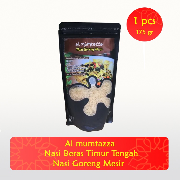 

Al Mumtazza Nasi Beras Timur Tengah Varian Nasi Goreng Mesir 175gr (Beras Timur Tengah)
