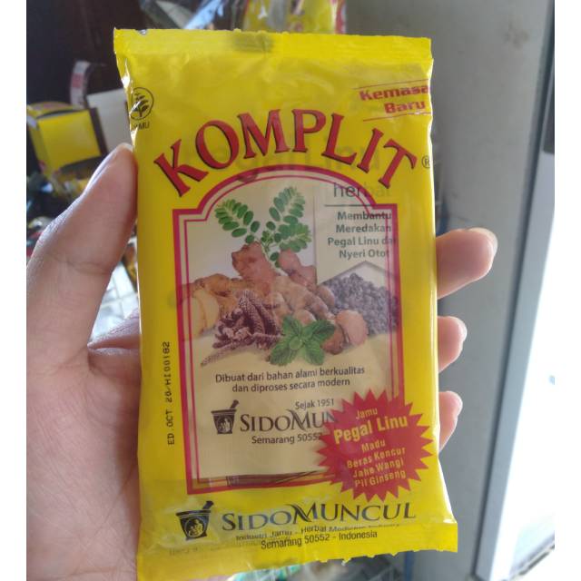 

Jamu komplit pegel linu sachet