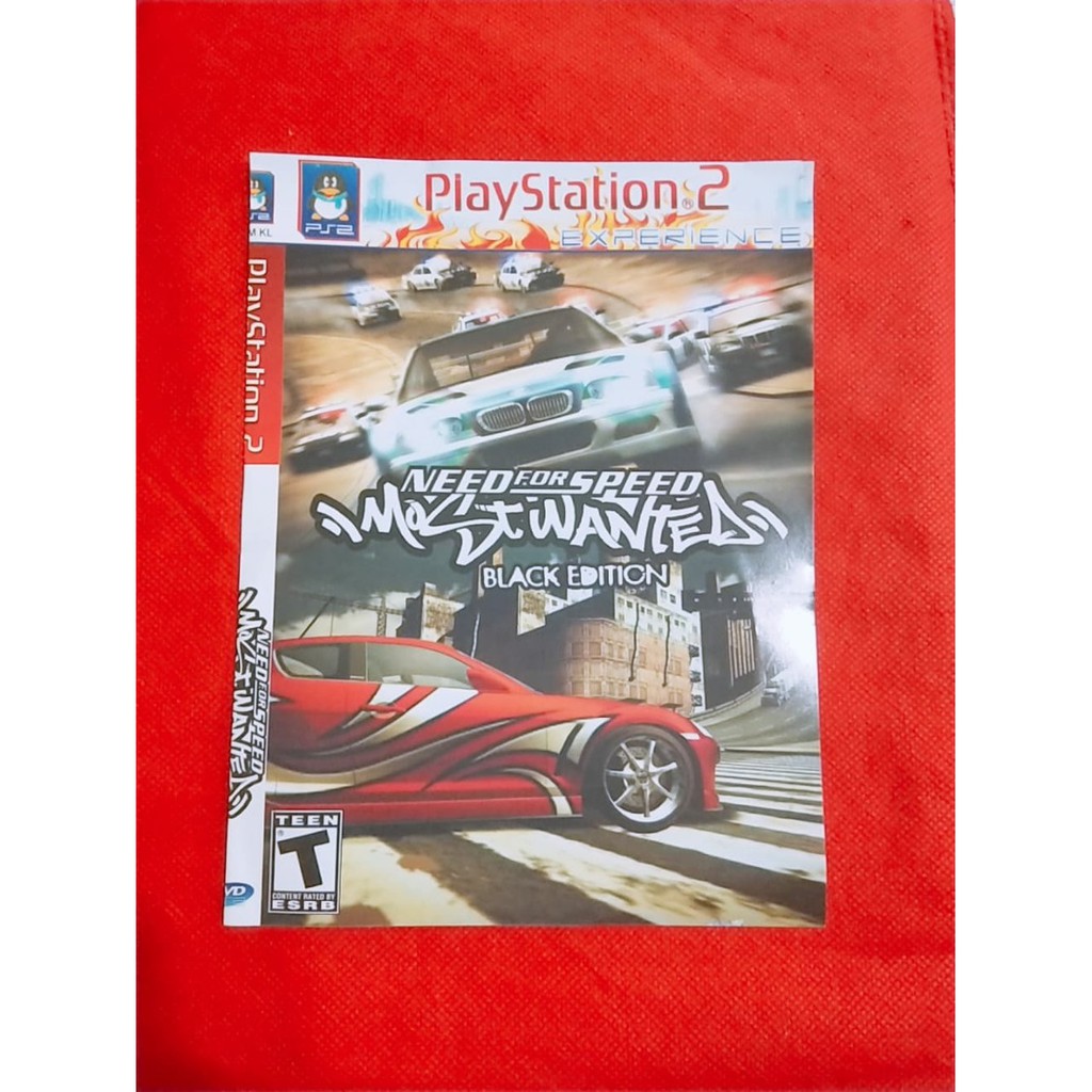 kaset PS 2 experience NEED For SPEED MOST WANTED Black Edition