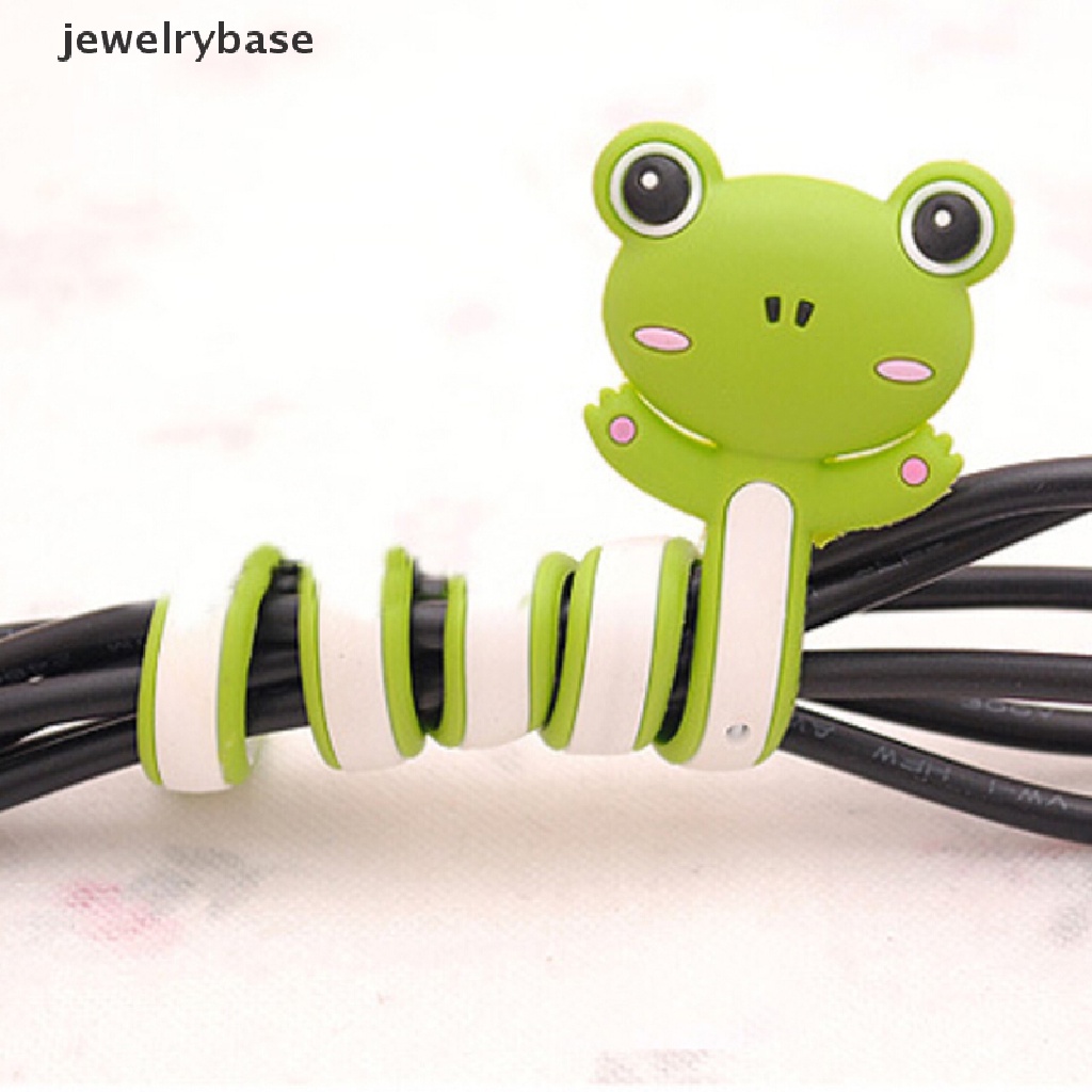 (jewelrybase) 1pc Pengikat Kabel Earphone Bentuk Binatang Lucu