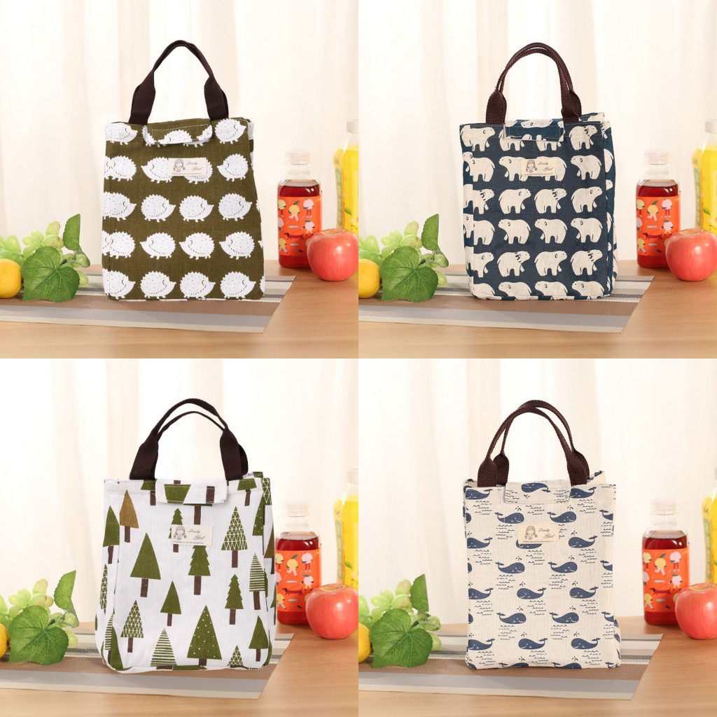  Peralatan  Dapur  Tas Bekal Lunch Bag Thermal Portabel 