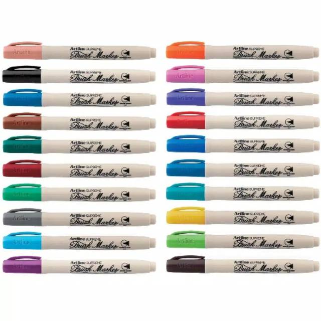 

Artline Supreme Brush marker / ART Calligraphy Lettering Coloring Pen