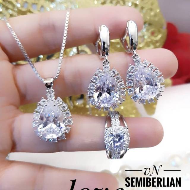 Xuping set perhiasan lapis emas 24k 2718j