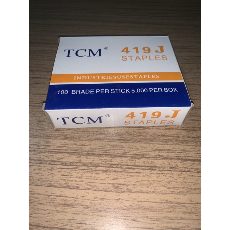 

Staples TCM 419J / airnails 419 j tcm / paku tembak angin 419j tcm isi 5000pcs