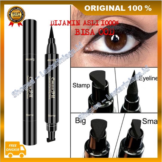 [BISA COD] Eyeliner Stamp Stempel Alis Cap Eyeliner Instan ASLI