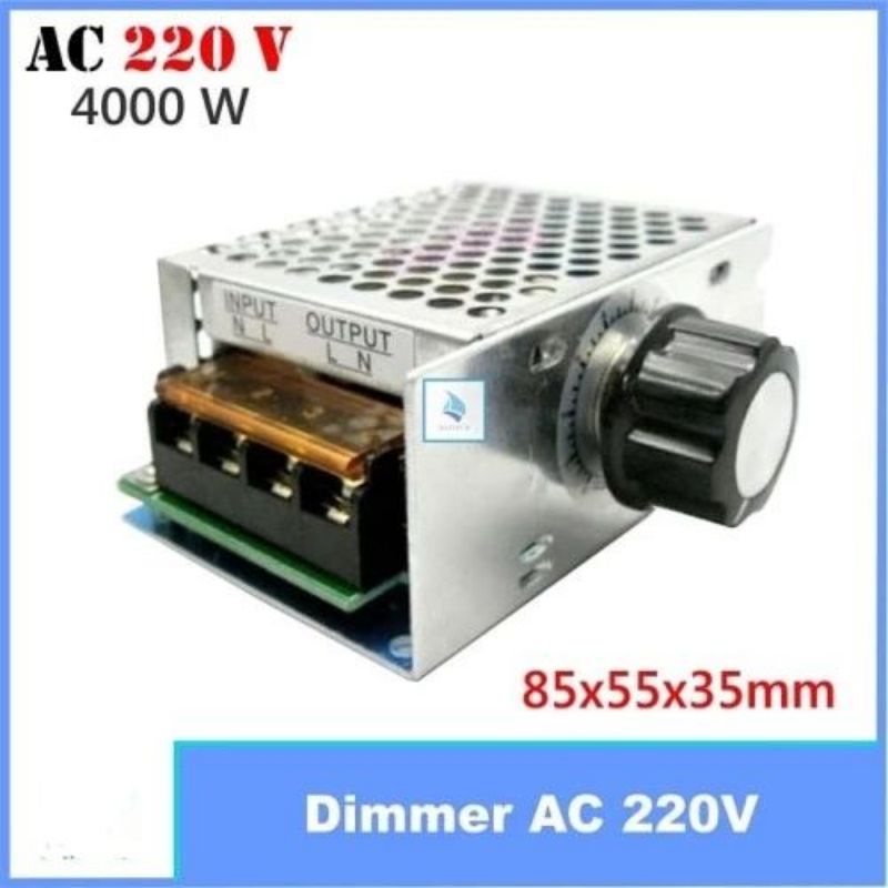 SCR Voltage Regulator Dimmer 4000W 220V AC 4000 watt
