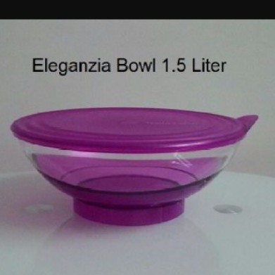 1 buah Eleganzia bowl purple ungu  1.5 Iiter