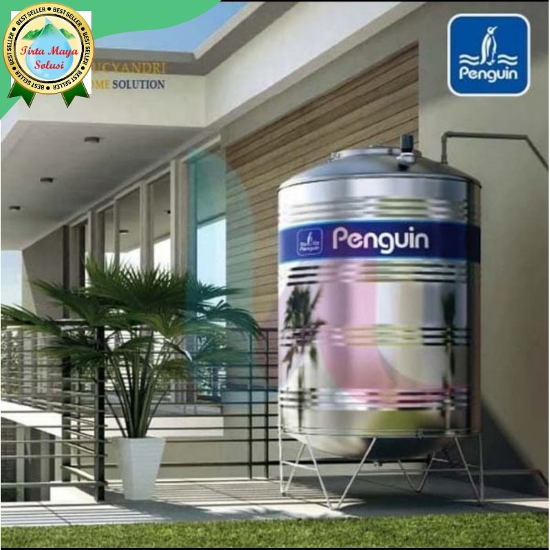 Tangki air toren air stainless 2000 liter PENGUIN TBSK 2000 termurah