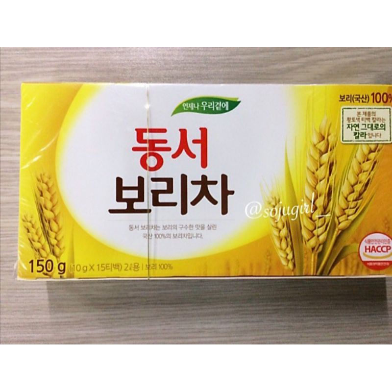 

Dongsuh Barley Tea 15 Tea Bags - Teh Barley Korea Baik Untuk Diet Dan kulit