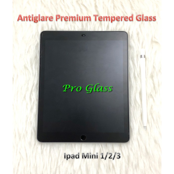 Ipad Mini 1 2 3 Anti GLARE DOFF MATTE Anti Fingerprint Tempered Glass