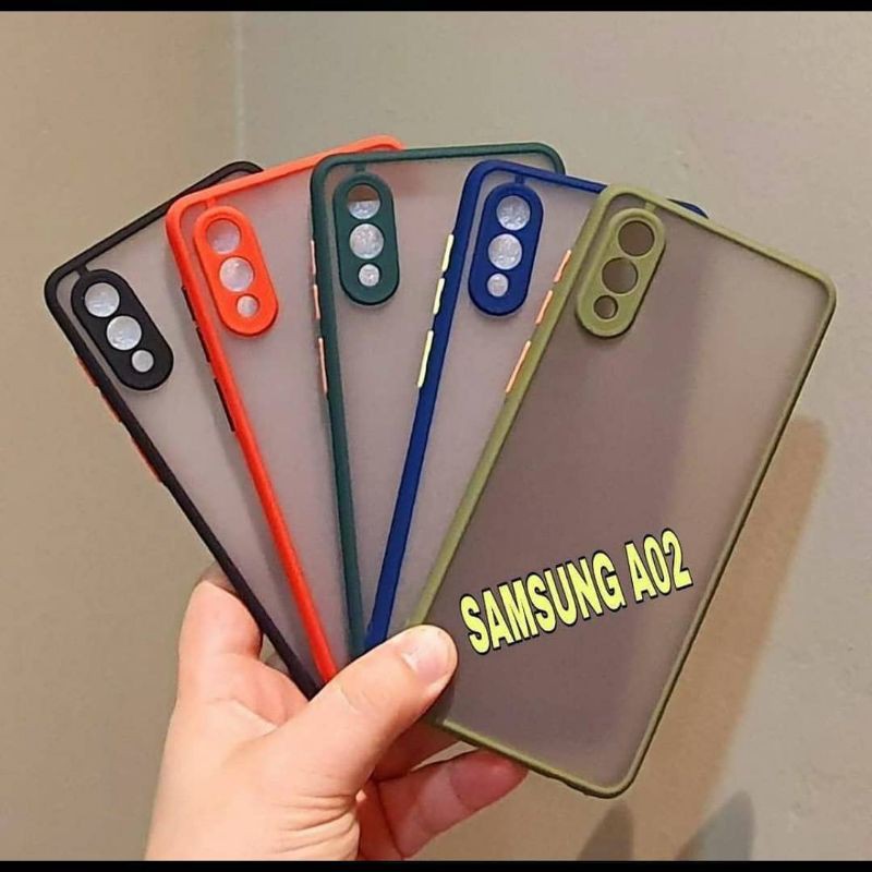 SAMSUNG A02 A03 A03 Core Silikon Hybrid Shockproof Armor Case Matte Transparant