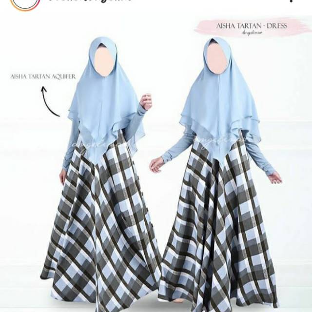 Preloved aisha tartan atelier angelina