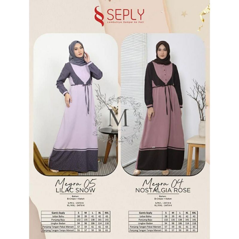PROMO Gamis Meyra 05 by Seply Ori