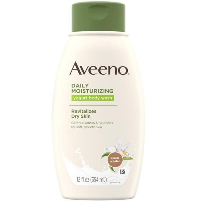 Jual Aveeno Daily Moisturizing Yogurt Body Wash Vanilla and Oats 532ml
