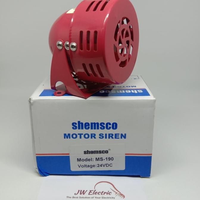 Mini Sirine Motor Sirine Ms190 24Vdc