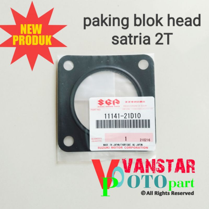 Paking blok head satria 2 tak ori sgp japan