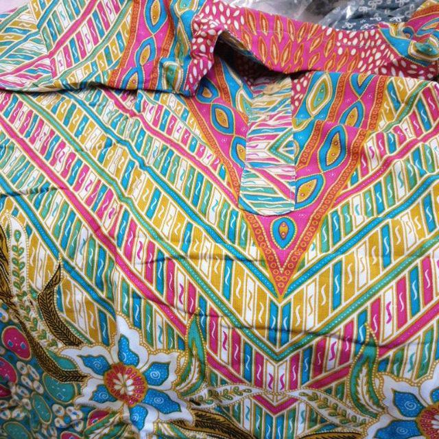 Longdress Gamis Batik Hap - Size Jumbo Xl