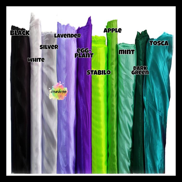 SATIN POLOS CLARISSA / KAIN SATIN METERAN / FURING KEBAYA BERKUALITAS TERPERCAYA