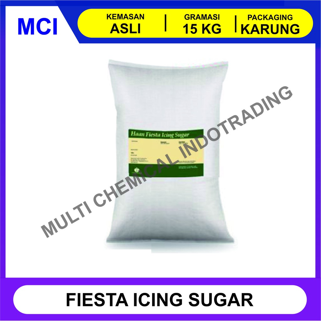 FIESTA ICING SUGAR KARUNG 15 KG / GULA ICING / GULA DONAT /GULA DINGIN