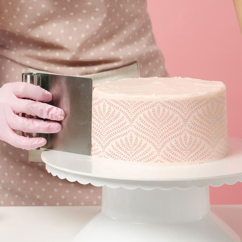 ELEGANT Baking Fondant Printing Template DIY Edge Decoration Stencil Sugar Sieve Mold Wedding Hollowed Bohemian Plastic Boho Cake Decorating Tool