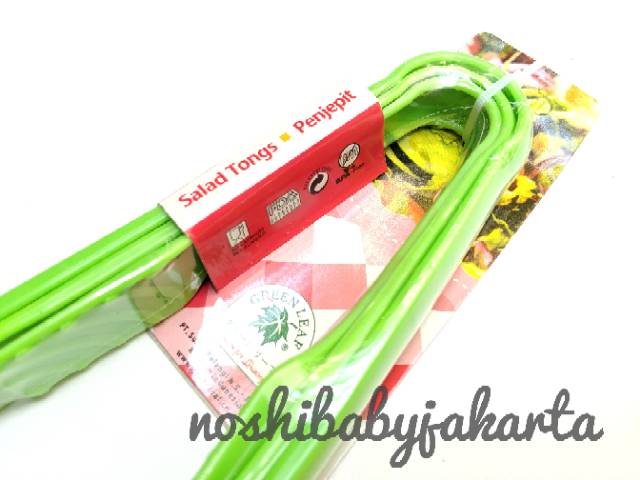 Pencapit /Tong plastik buat salad sayur isi 3 bh