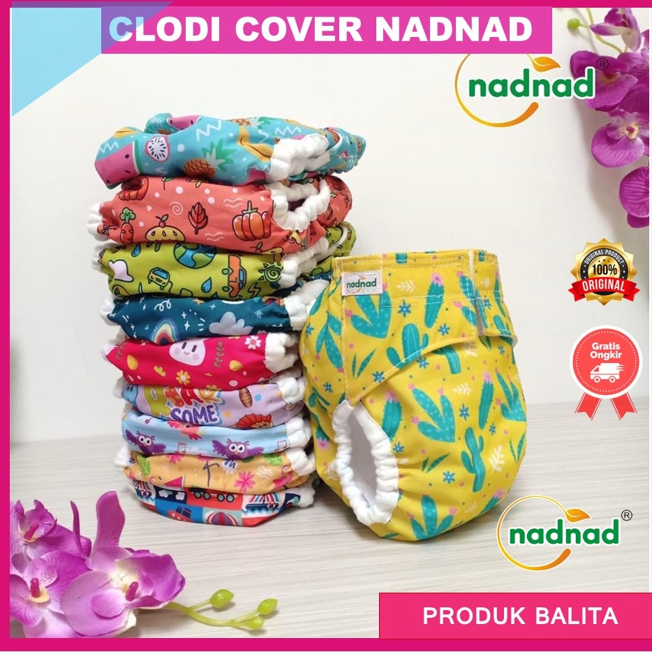 (TERLARIS) Popok Clodi Bayi Cover Nadnad By Sakina Clodi Motif Tipe Perekat /Celana Harga Grosir