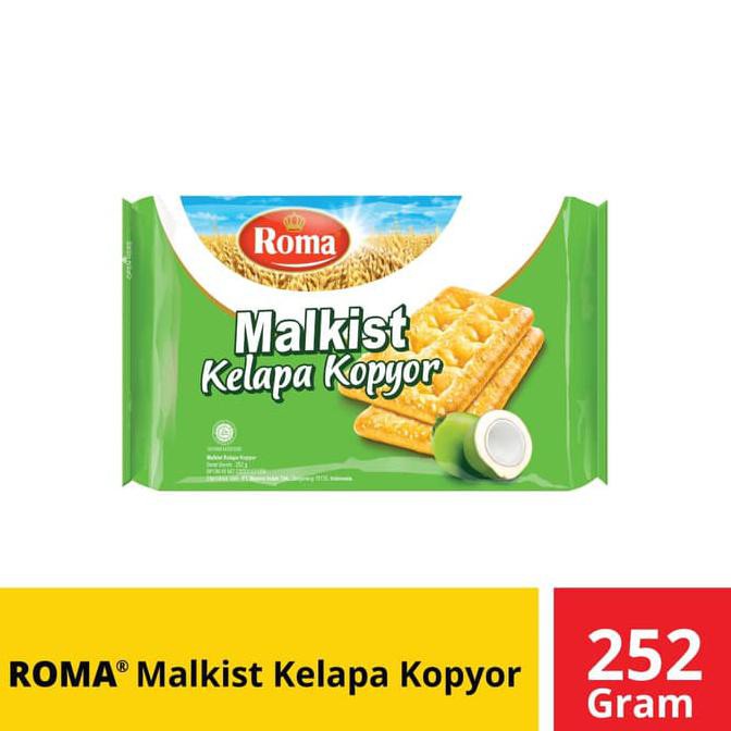 

TERMURAH Roma Malkist Kelapa Kopyor 252g BEST SELLER