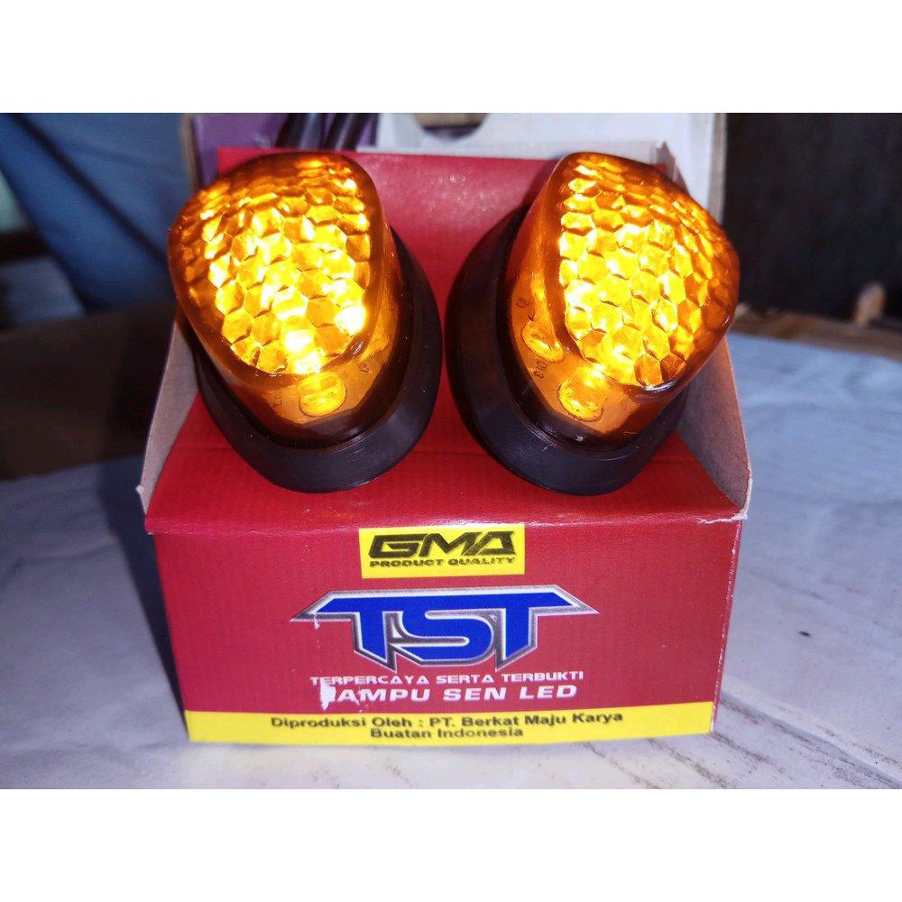 LAMPU SEN TEMPEL OVAL TST/ AKAI LAMPU SEN VERING NINJA R/RR GSX R15 DLL UNIVERSAL