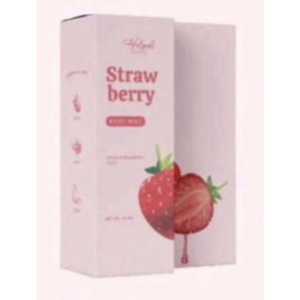 [+1GIFT] READY!! Holigrels body mist parfume VANILLA ECLAIR POPCORN HOLIGREL KALA BODYMIST-Strawberry