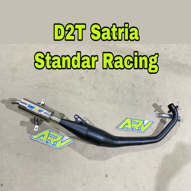 Knalpot D2T Satria Hiu Lumba Standar Racing 100% original jogja