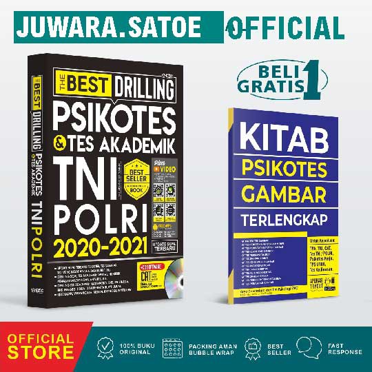 BUKU TNI POLRI 2020 2021 THE BEST DRILLING PSIKOTES